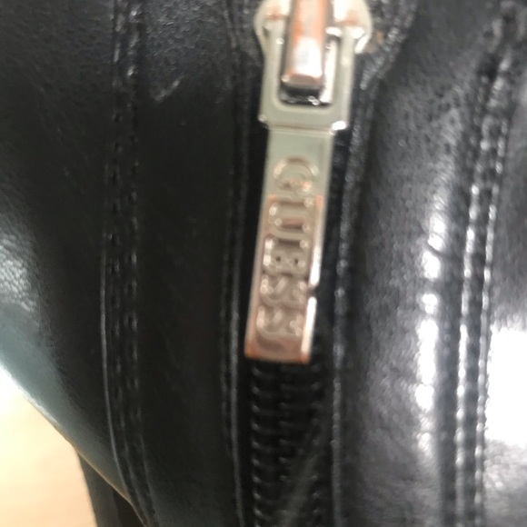 GUESS LEATHER BOOTIES SZ 9.5 - Picture 3 of 6